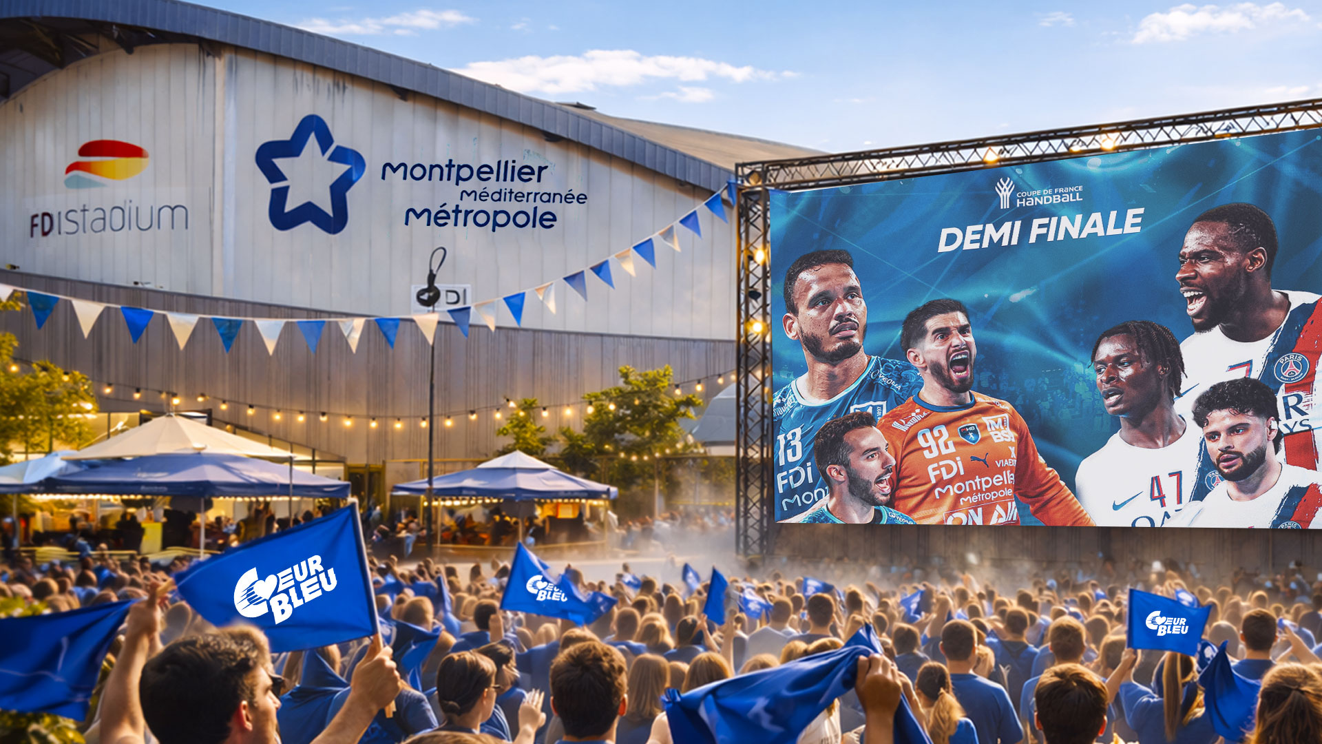 Une fan zone ouverte à tous pour la demi-finale !