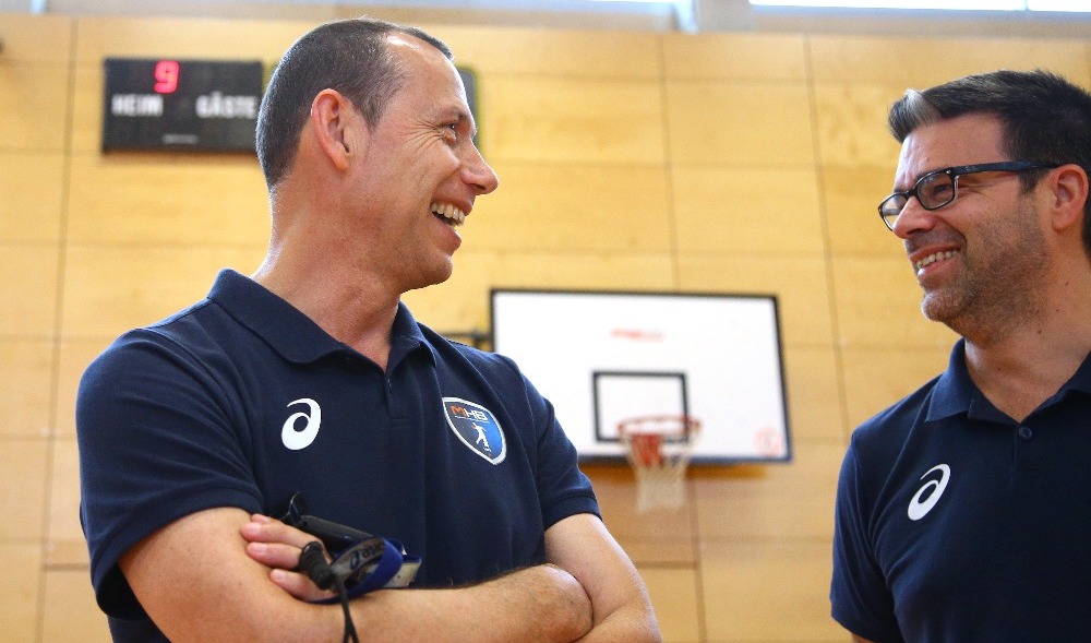 Patrice Canayer, coach de la all star team EHF