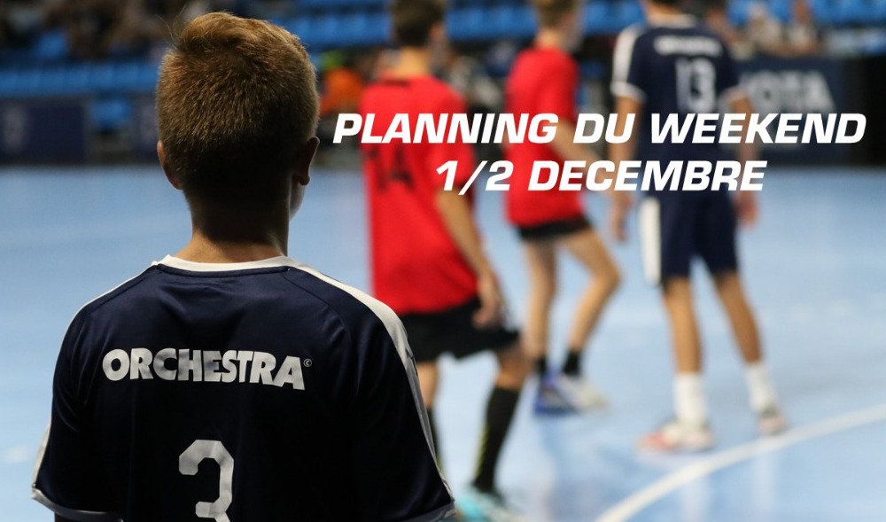 ÉCOLE DE HANDBALL : Le planning du week-end