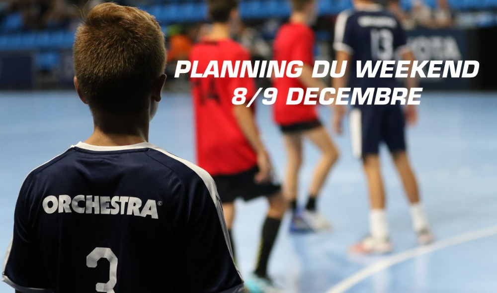 ECOLE DE HANDBALL : Le planning du week-end