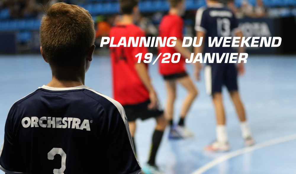 ECOLE DE HANDBALL : Le planning du week-end
