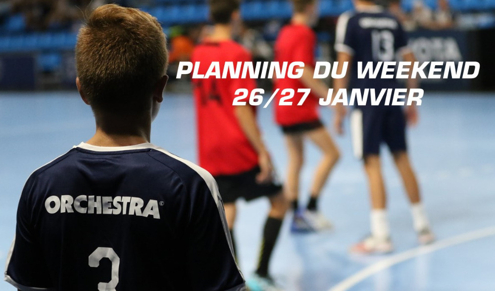 ECOLE DE HANDBALL : Le planning du week-end