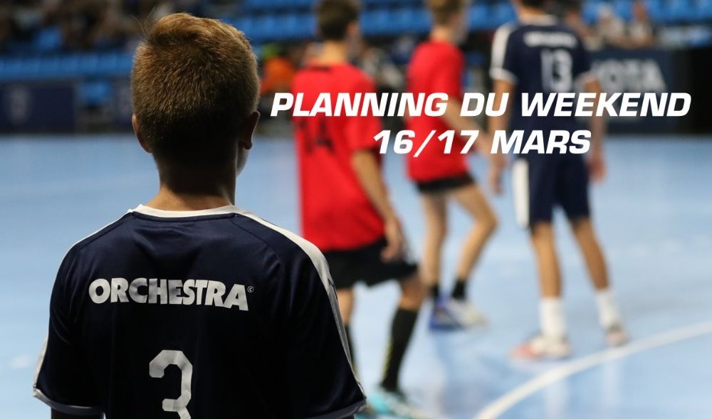 ECOLE DE HANDBALL : LE PLANNING DU WEEK-END