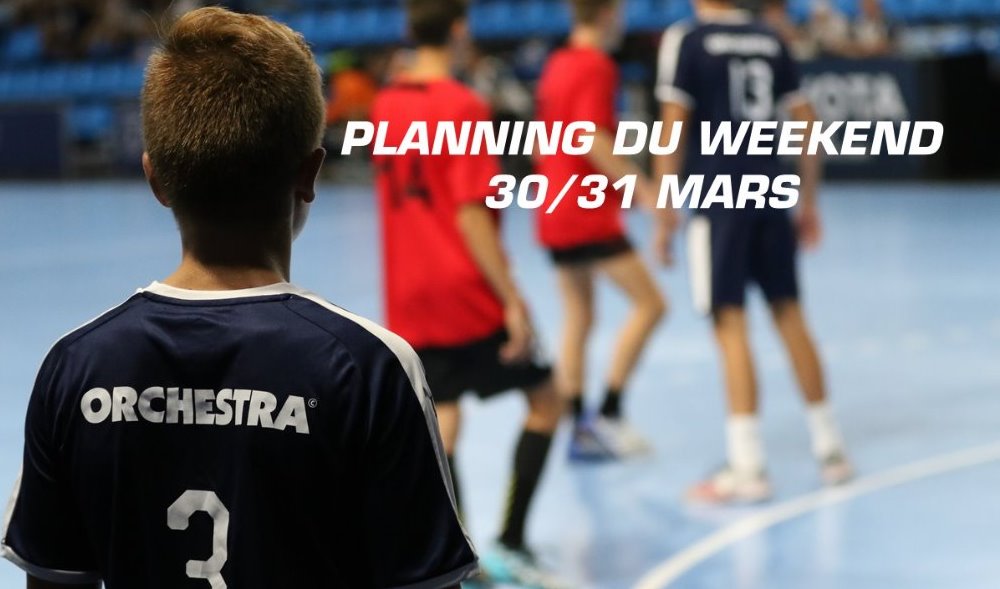 ECOLE DE HANDBALL : LE PLANNING DU WEEK-END
