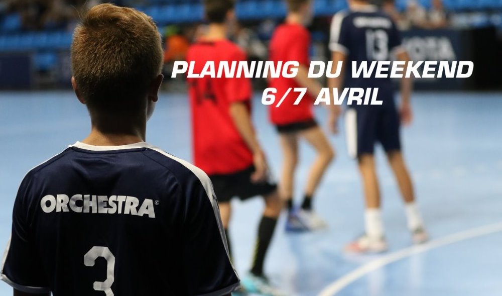 ECOLE DE HANDBALL : LE PLANNING DU WEEK-END