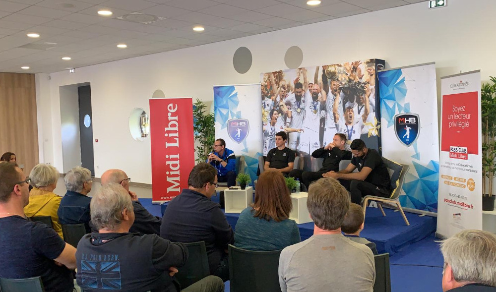 Les lecteurs de Midi Libre à la rencontre du Montpellier HB