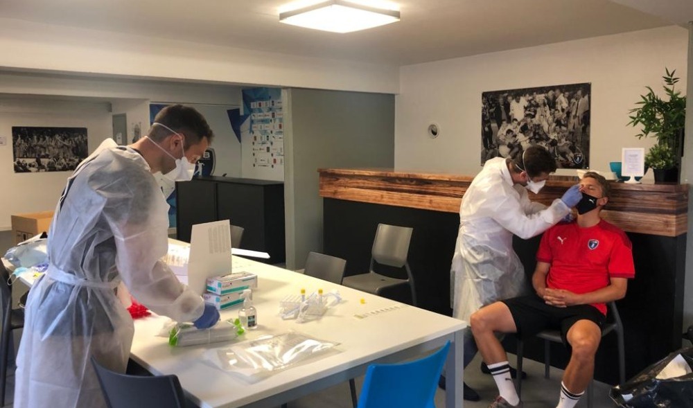 Covid-19 : Nouveau test de dépistage pour l’équipe