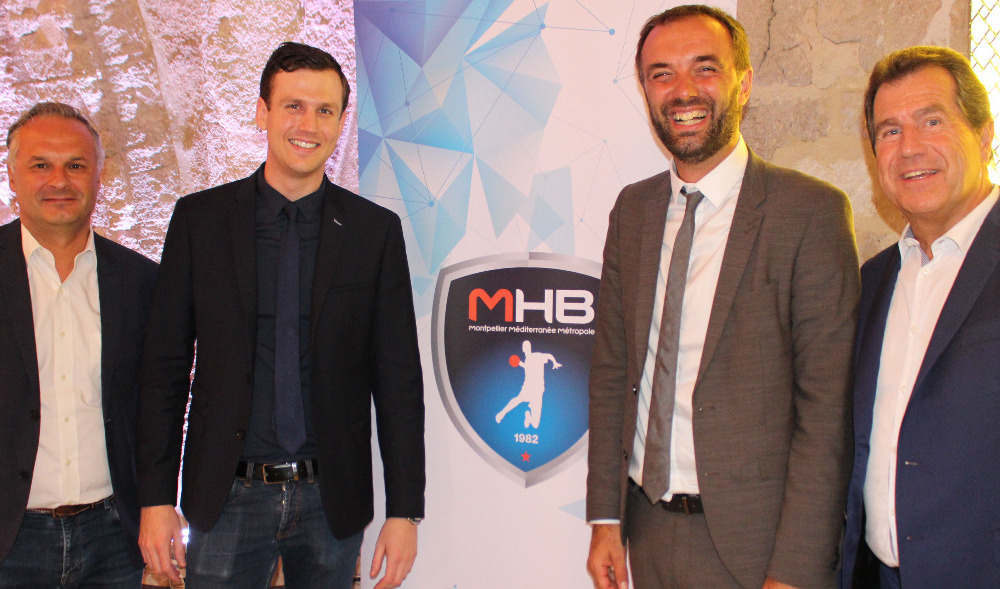 Michaël DELAFOSSE aux côtés du Montpellier Handball