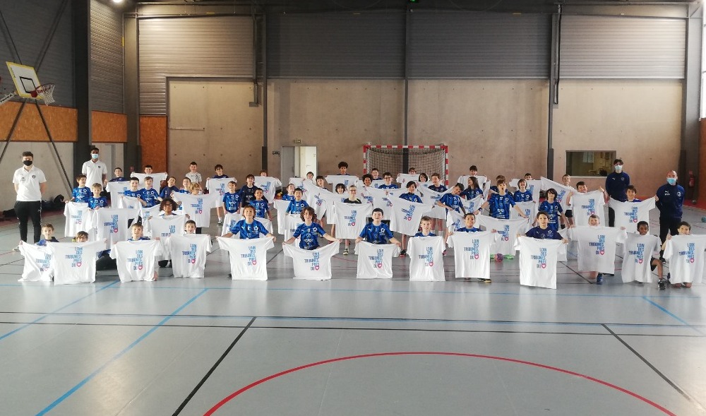 Les jeunes licenciés de retour sur les terrains de handball à quelques jours de Noël