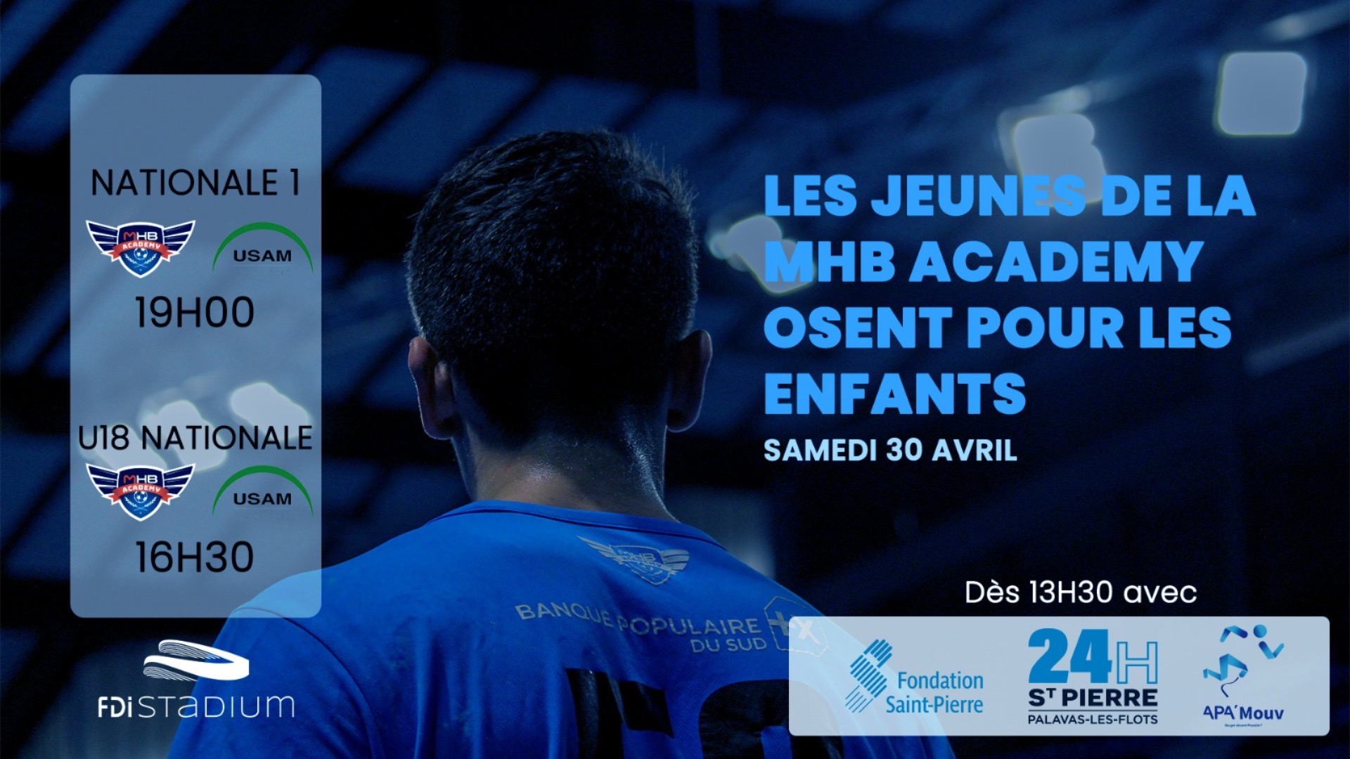 Les jeunes du MHB « osent pour les enfants ». Rdv autour du Derby des jeunes MHB x USAM