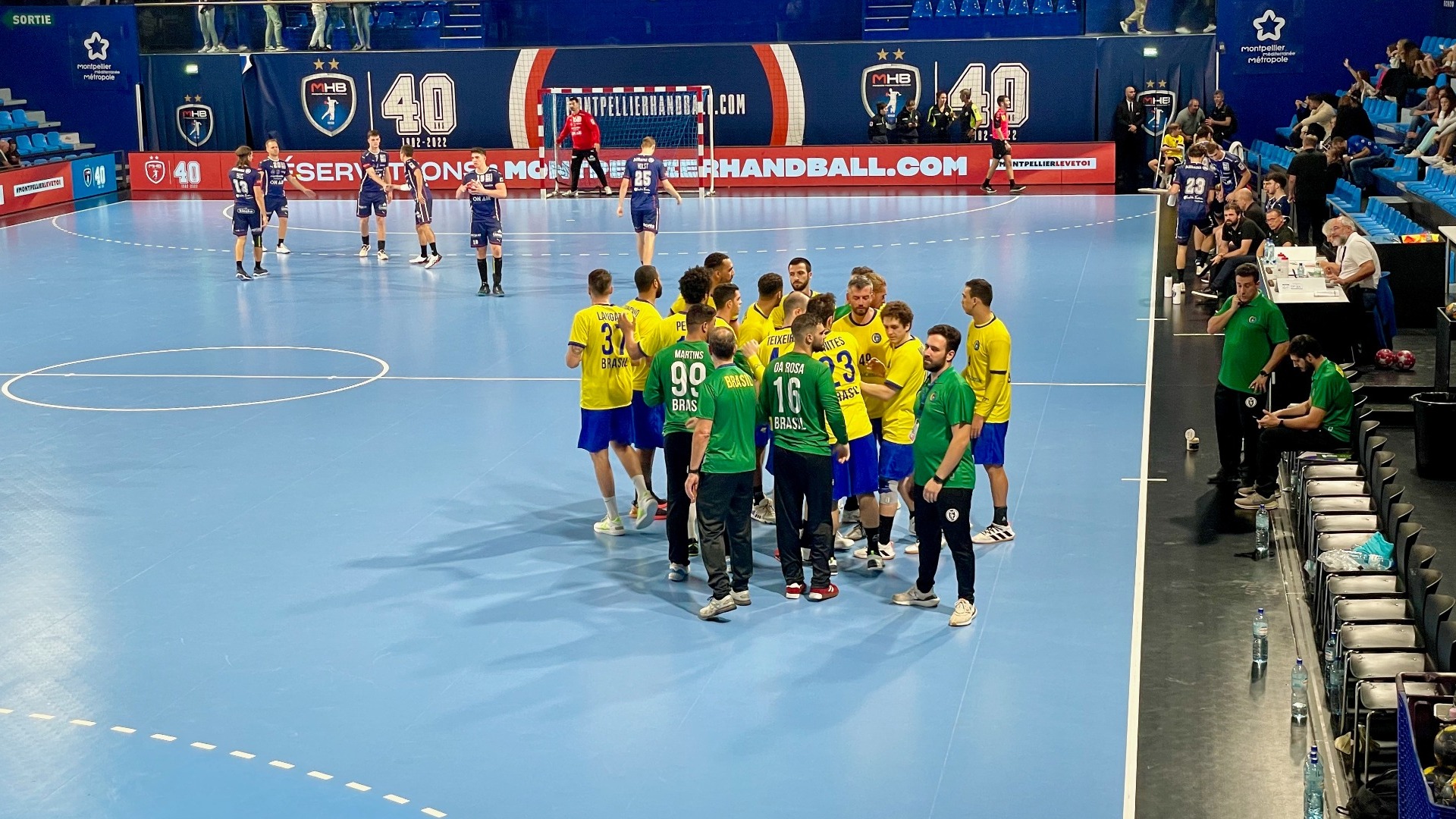 MHB x Brésil, temps fort du stage des brésiliens à Montpellier
