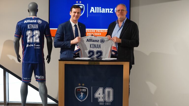 Annonce de partenariat sportif Allianz 2022-2023