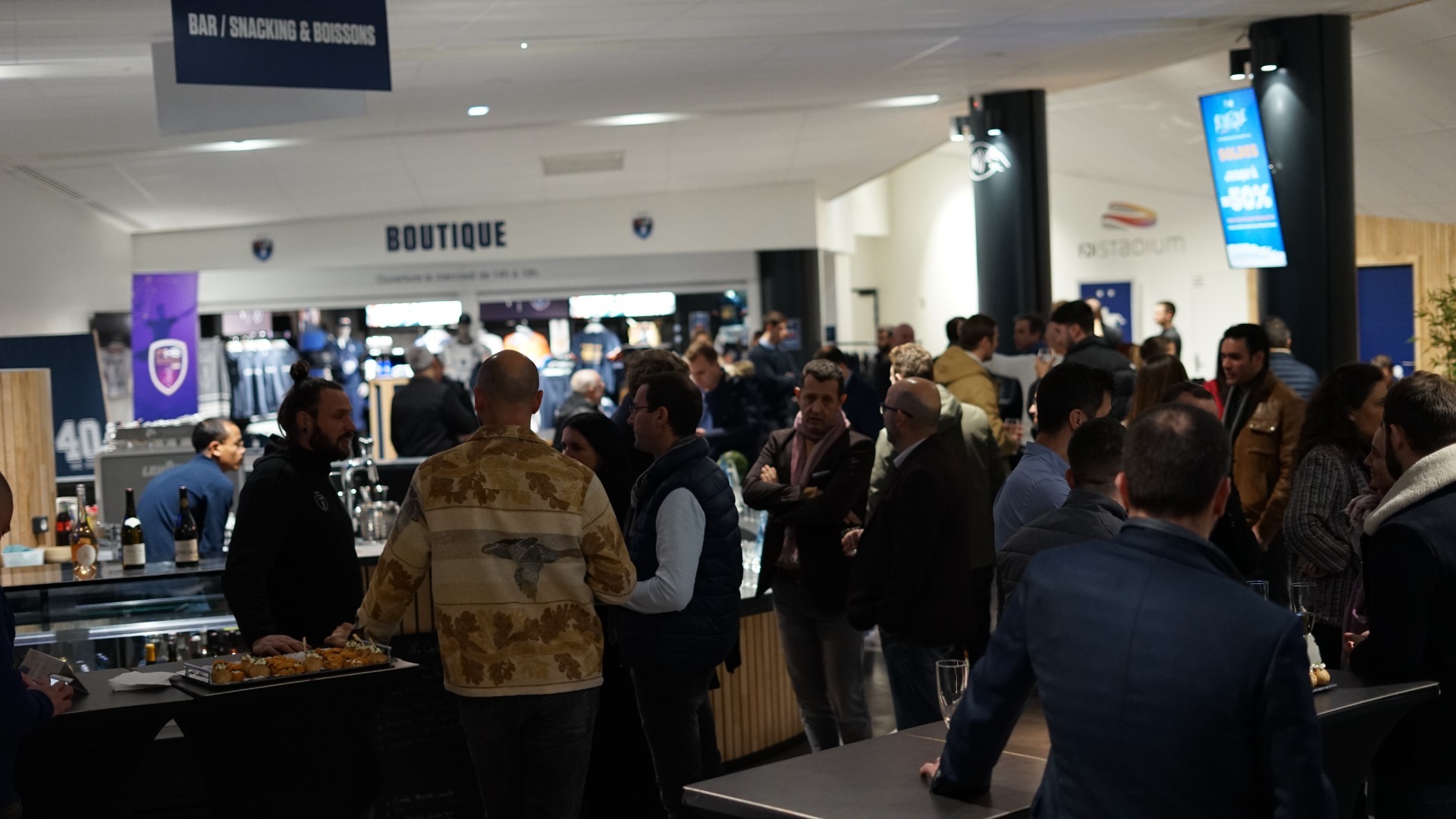 Soirée partenaires du MHB au FDI Stadium