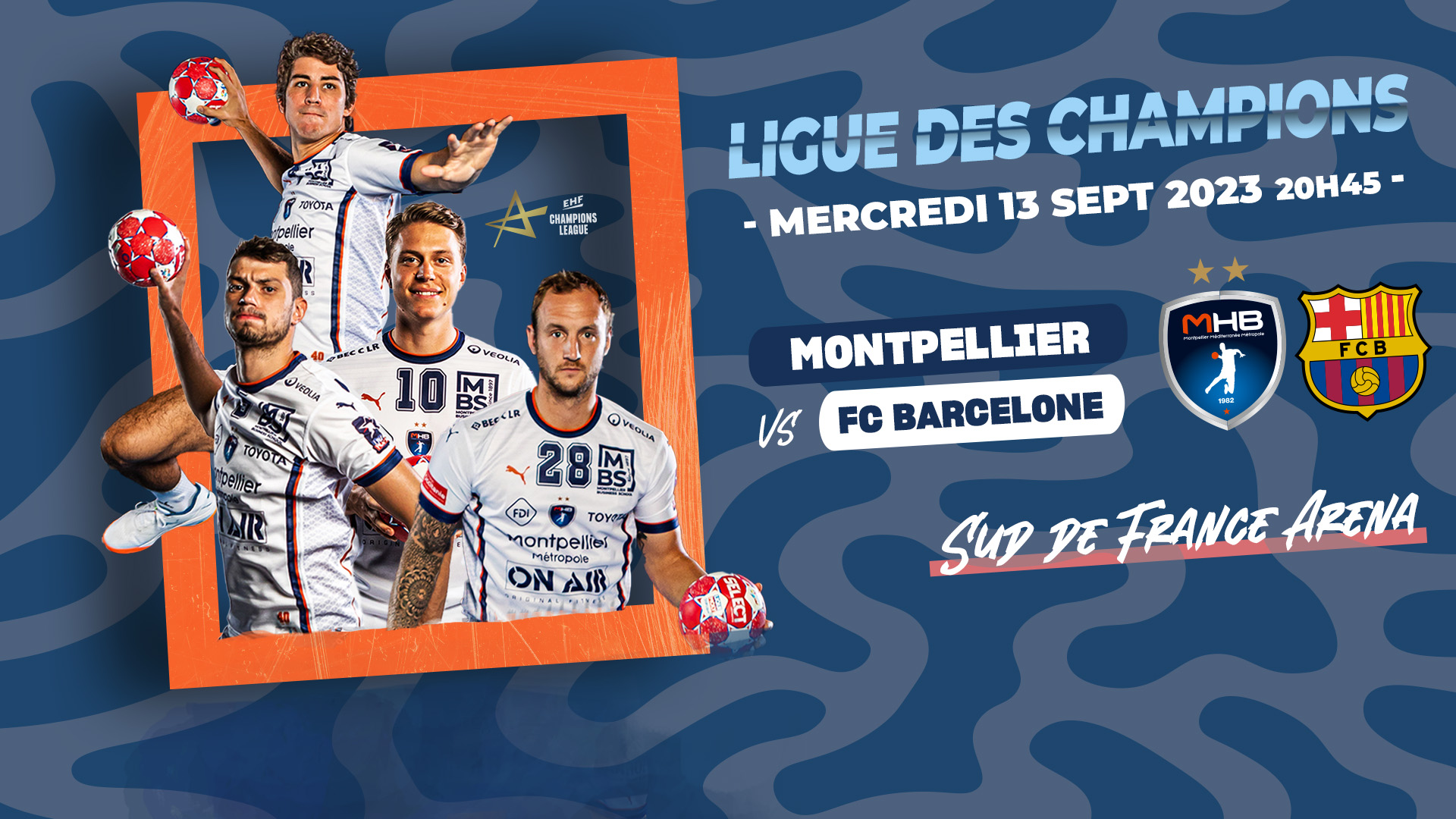MHB – Barcelone : rendez-vous mercredi pour le choc à la Sud de France Arena !