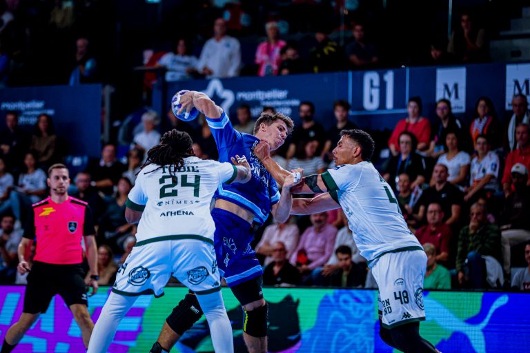 Match de handball Montpellier contre Nîmes