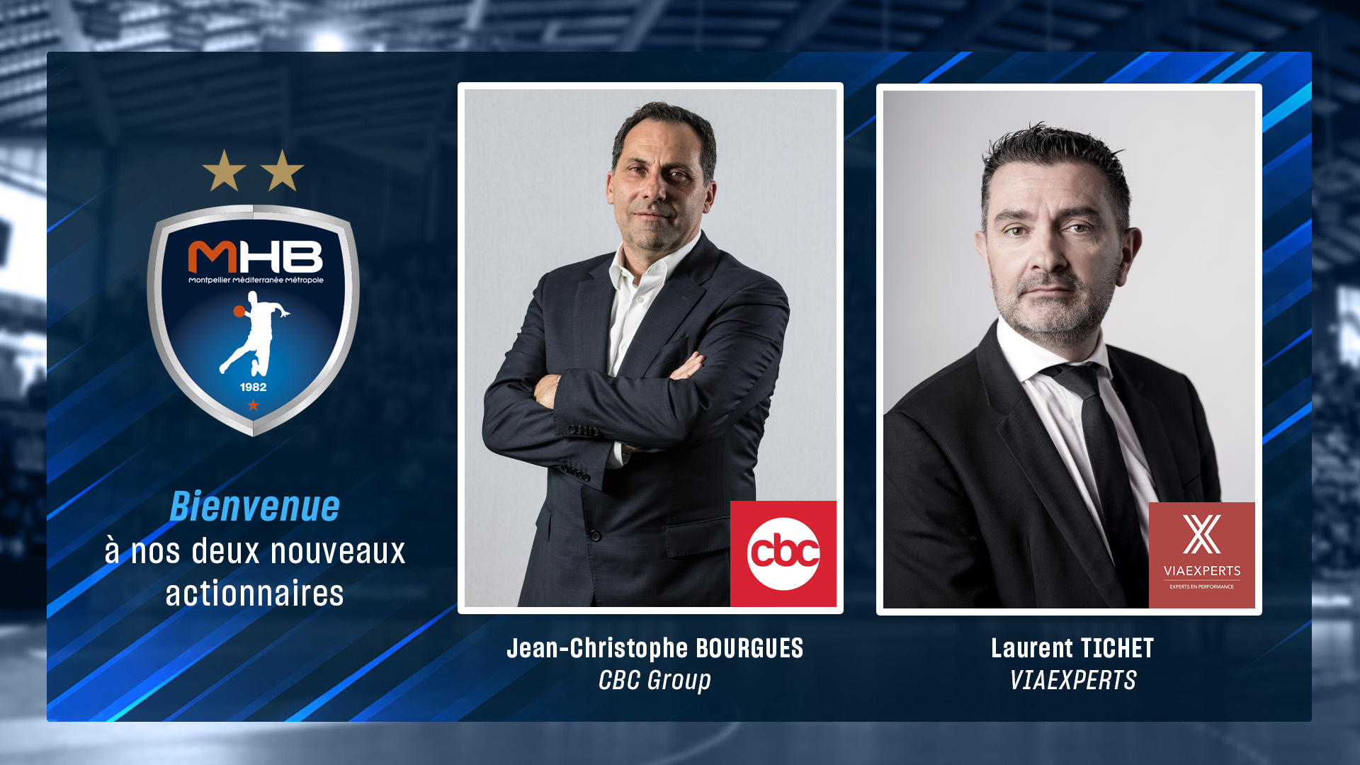 Bienvenue à nos deux nouveaux actionnaires !