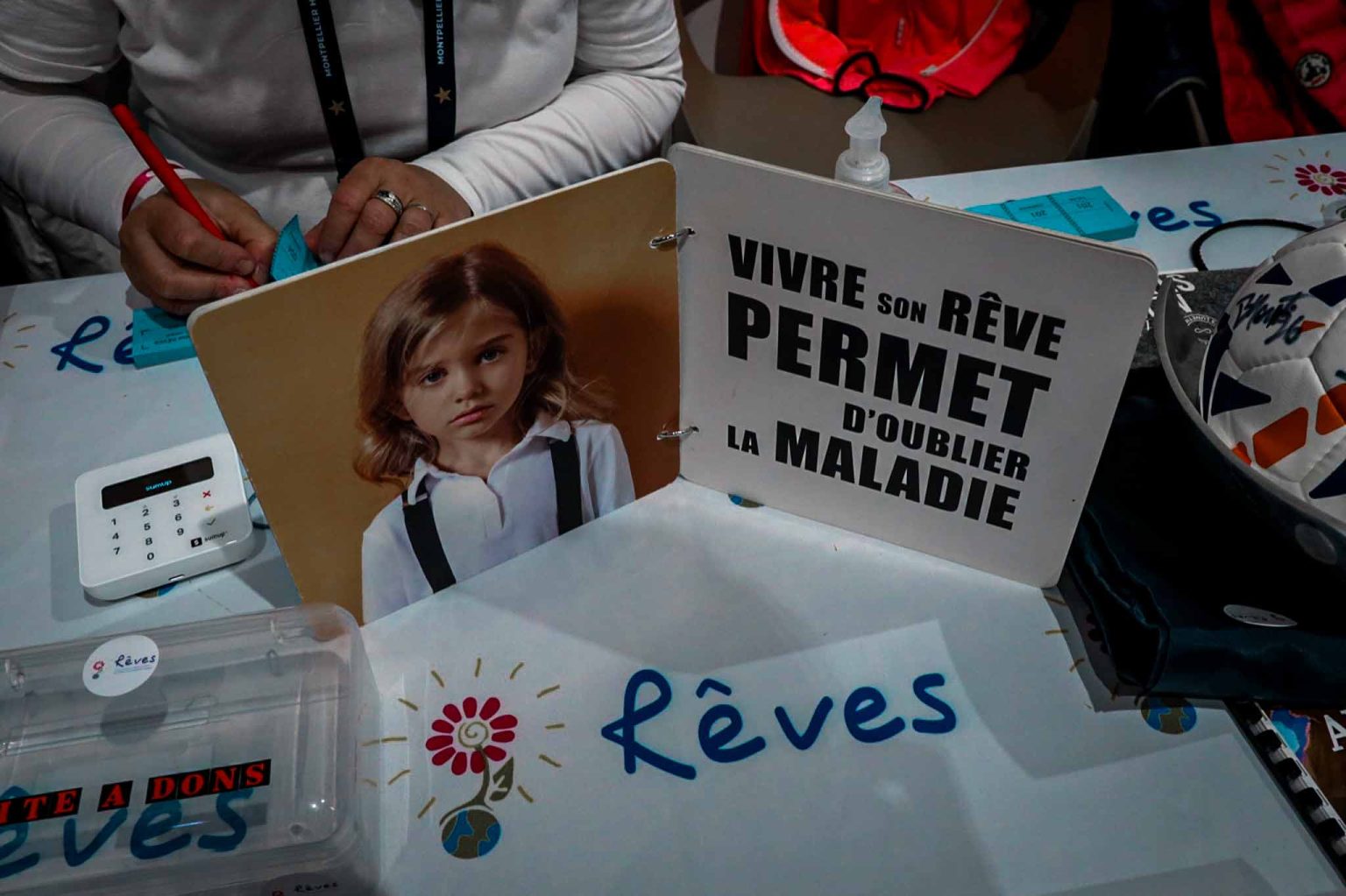 Livre "Rêves" pour oublier la maladie.