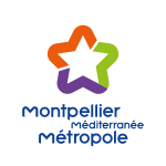 Logo Montpellier Méditerranée Métropole étoile colorée.