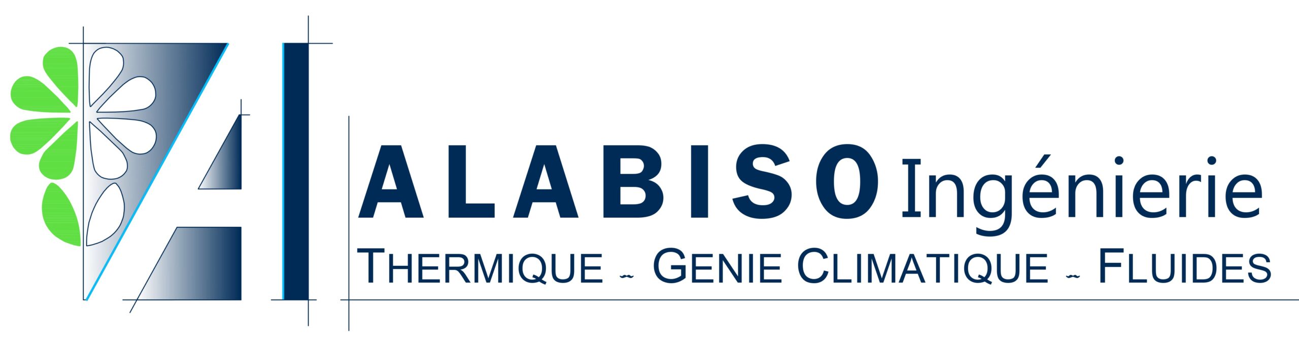 Logo Alabiso Ingénierie, thermique et génie climatique.
