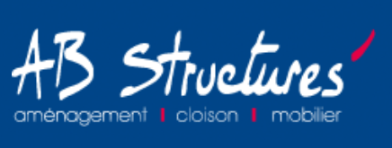 Logo d'AB Structures, aménagement et mobilier.