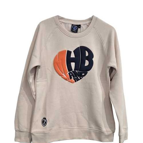 SWEAT FEMME BEIGE MHB